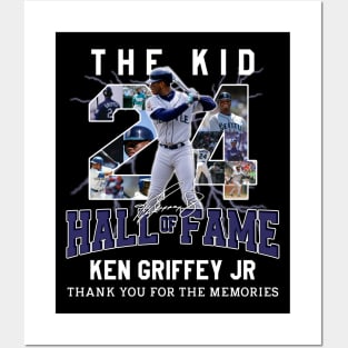 Ken Griffey Jr The Kid Basketball Legend Signature Vintage Retro 80s 90s Bootleg Rap Style Posters and Art